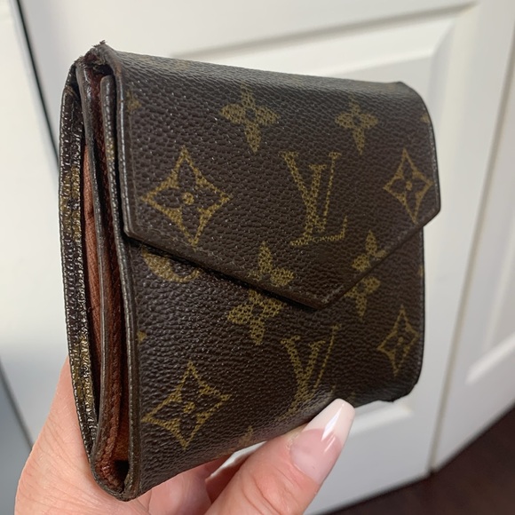 1990 authentic Louis Vuitton compact Elise wallet - scar blemish on front - Picture 5 of 16